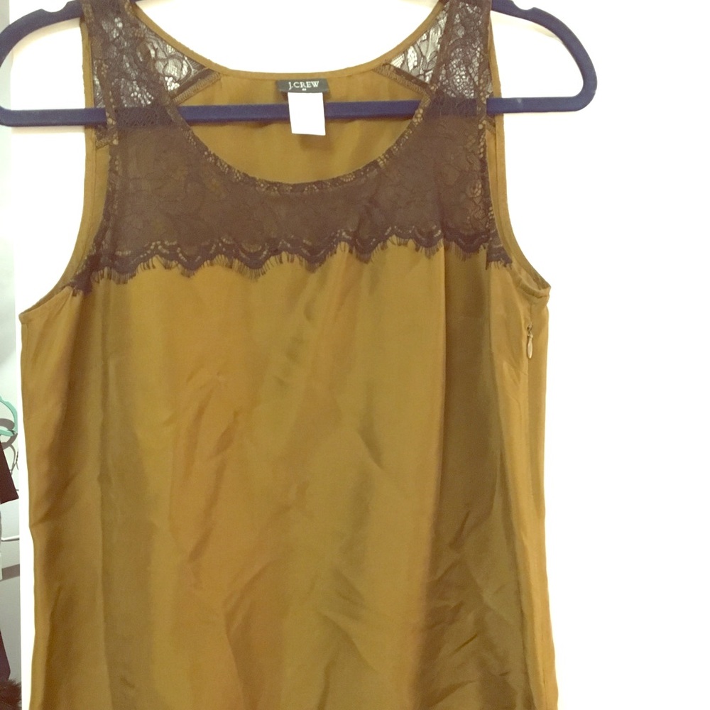 J. Crew Silk & Lace Camisole